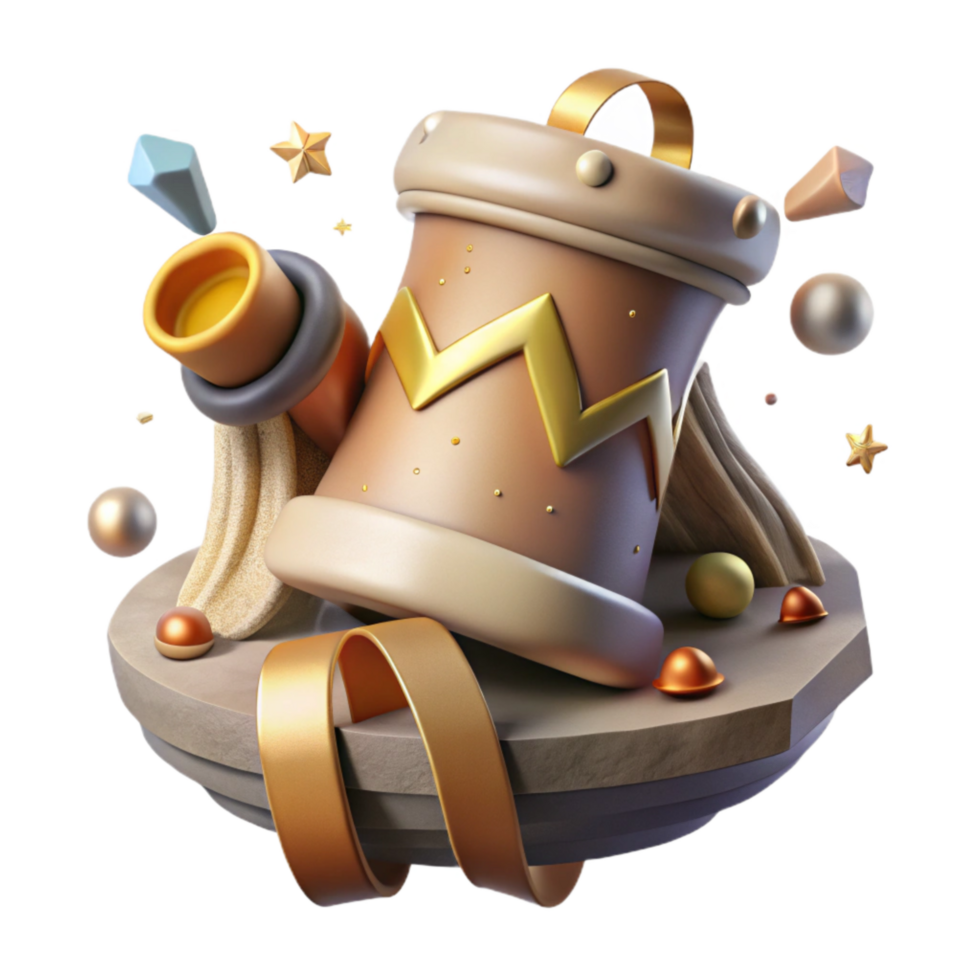 wonderful abstract Historical Importance Ancient Artifact Isolated high quality png