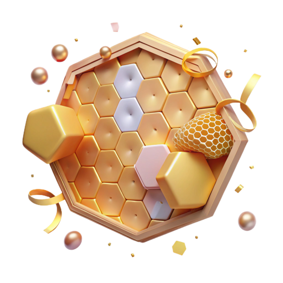 wonderful classic Honeycomb Pattern Background Transparent Background genuine png