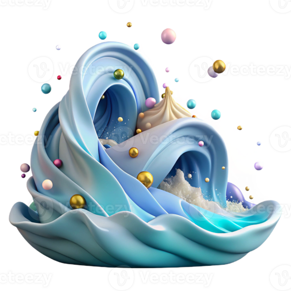 impressive traditional Ocean Waves Crashing on Shore Dynamic Angle Cutout original png