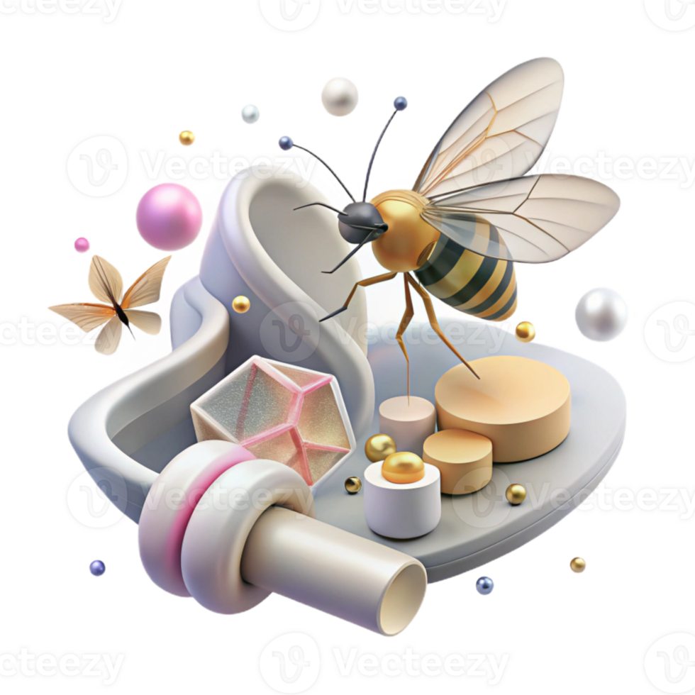 impressive contemporary Pollination Infographic Elements Transparent Background genuine png