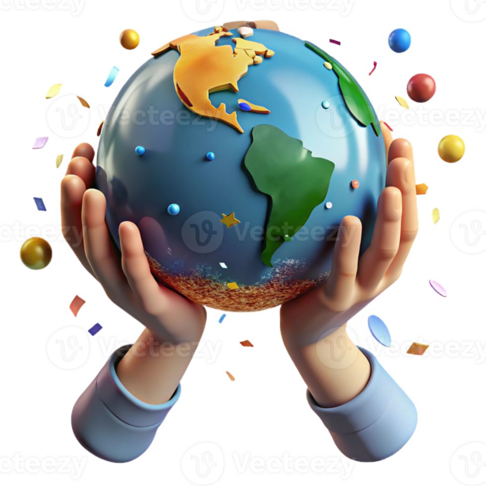 wonderful contemporary Hands Holding Globe Isolated with Soft Lighting authentic png