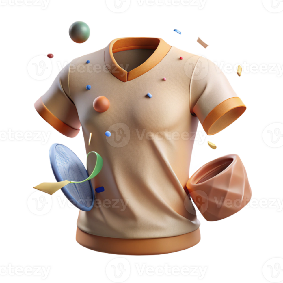 extraordinary vintage Organic Cotton T Shirt Front View Transparent Element high quality png