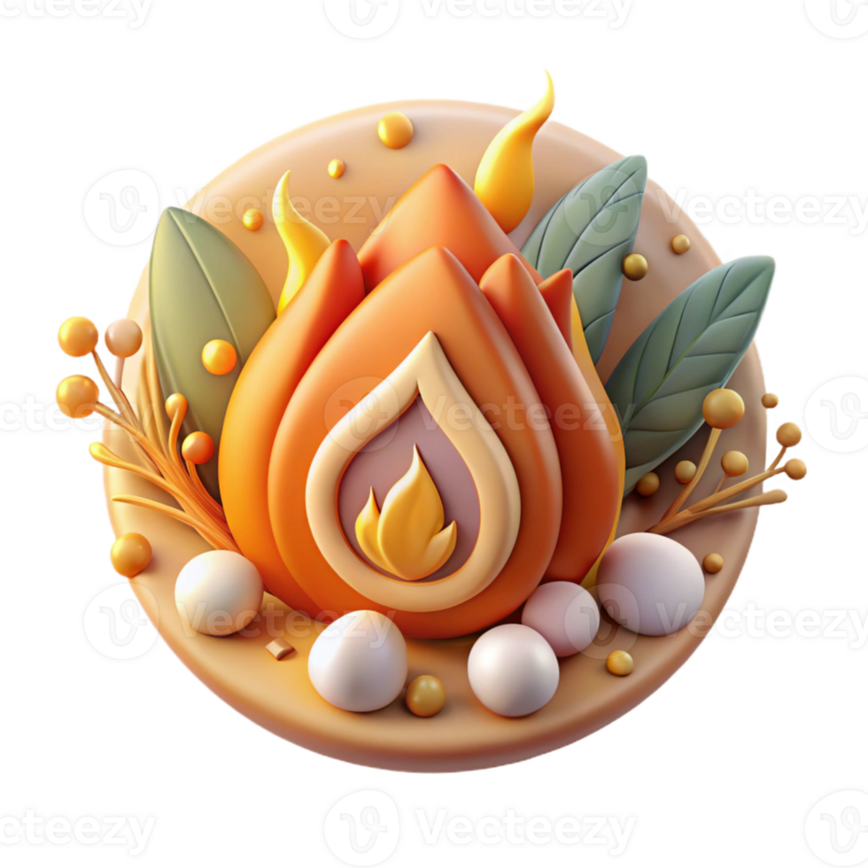 wonderful creative Grassland Fire Prevention Icon Cutout with Bold Design exclusive png