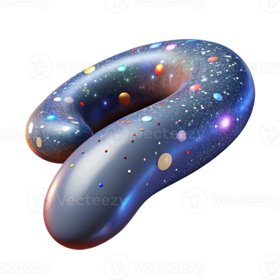 beautiful vintage Milky Way Galaxy Arm Isolated on Transparent Background original png