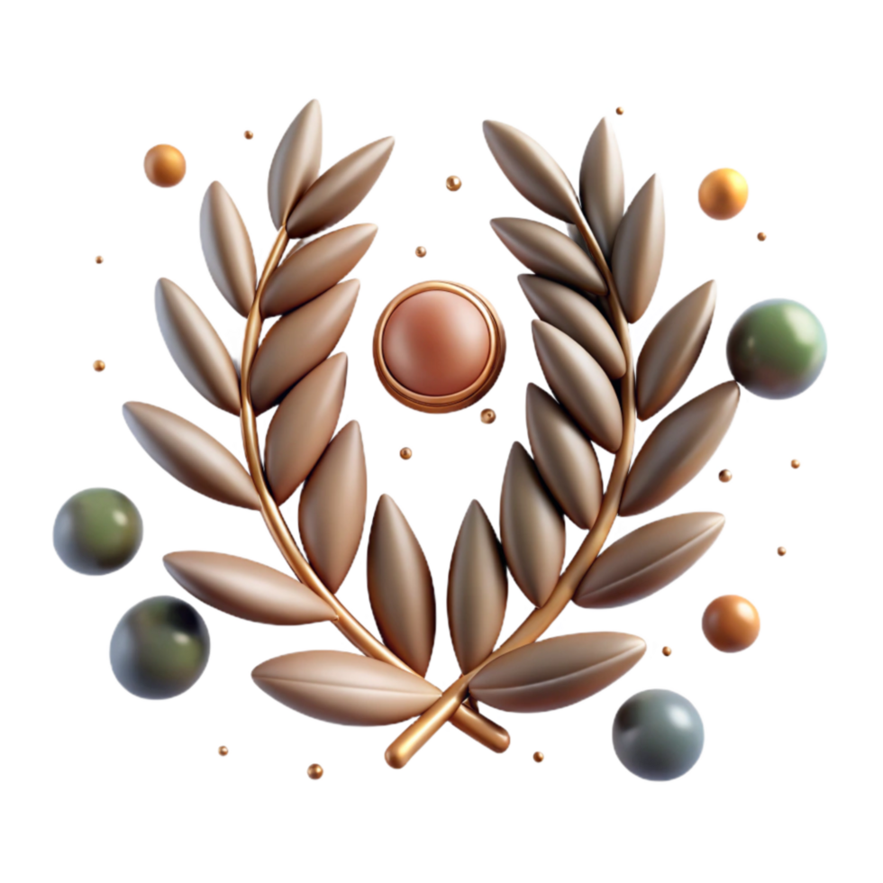 extraordinary abstract Greek Olive Branch Symbol of Peace Isolated high resolution png