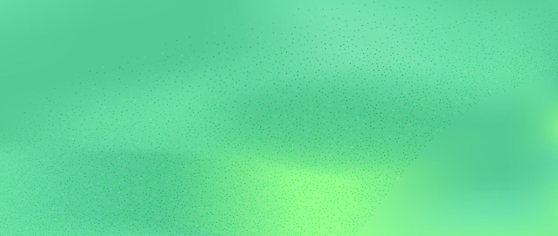 A green and yellow background with dots vector