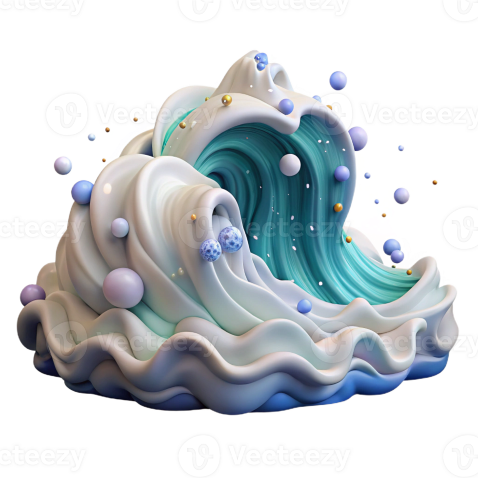 vibrant classic Ocean Waves Crashing on Shore Dynamic Angle Cutout genuine png