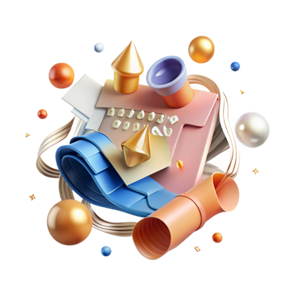 impressive abstract Leadership Perspective Vision Statement Transparent Background exclusive png