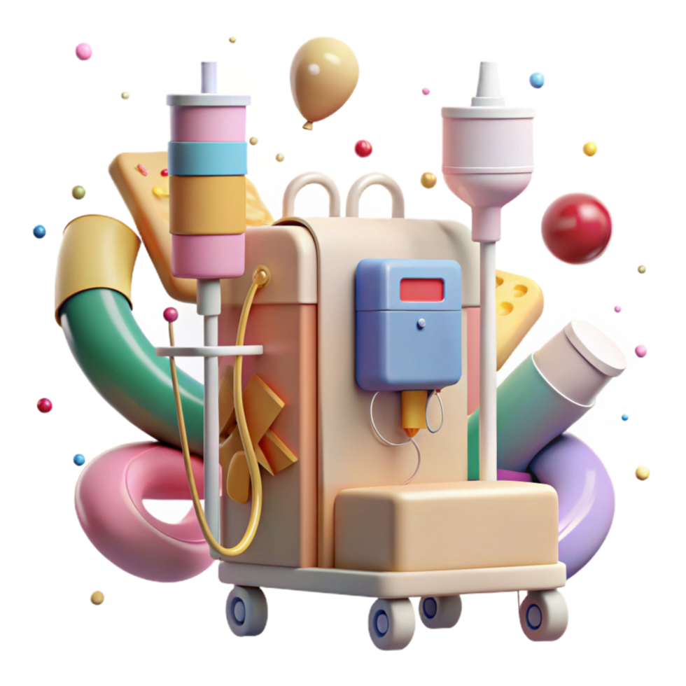 beautiful classic Intensive Care Unit Icon Isolated Element detailed png