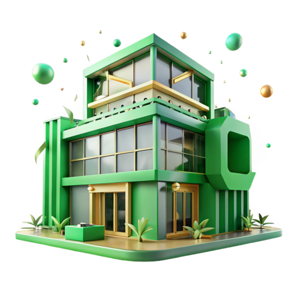 magnificent modern Green Building Architecture Design Transparent genuine png