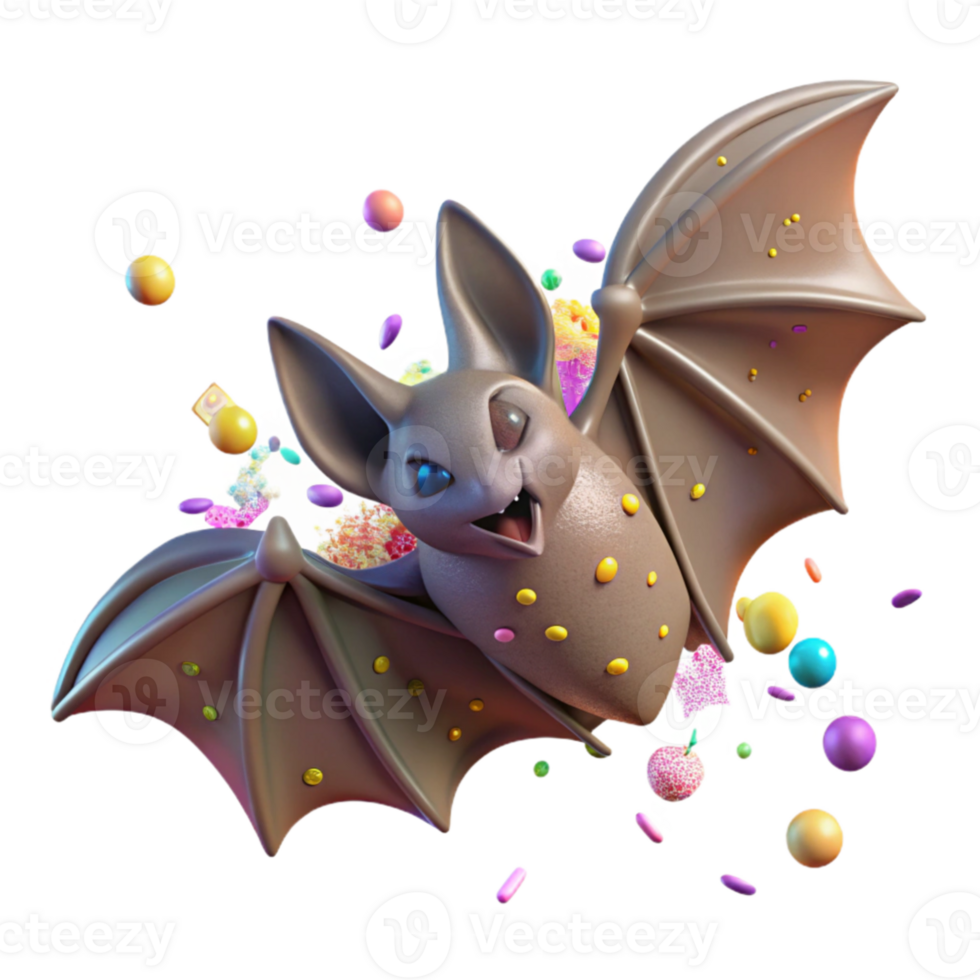 magnificent contemporary Isolated of Bat Navigating Artificial Light professional png