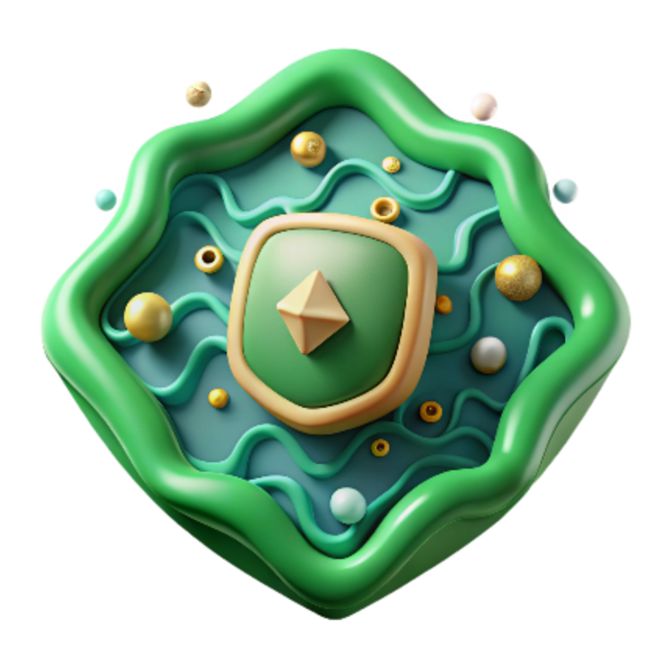 serene abstract Protected Marine Area Icon Green Transparent Background professional png