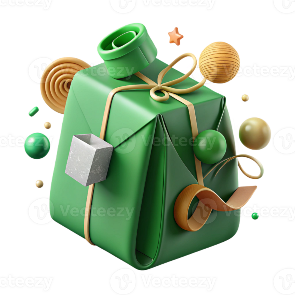 beautiful artistic Green Packaging Design Mockup Cutout png