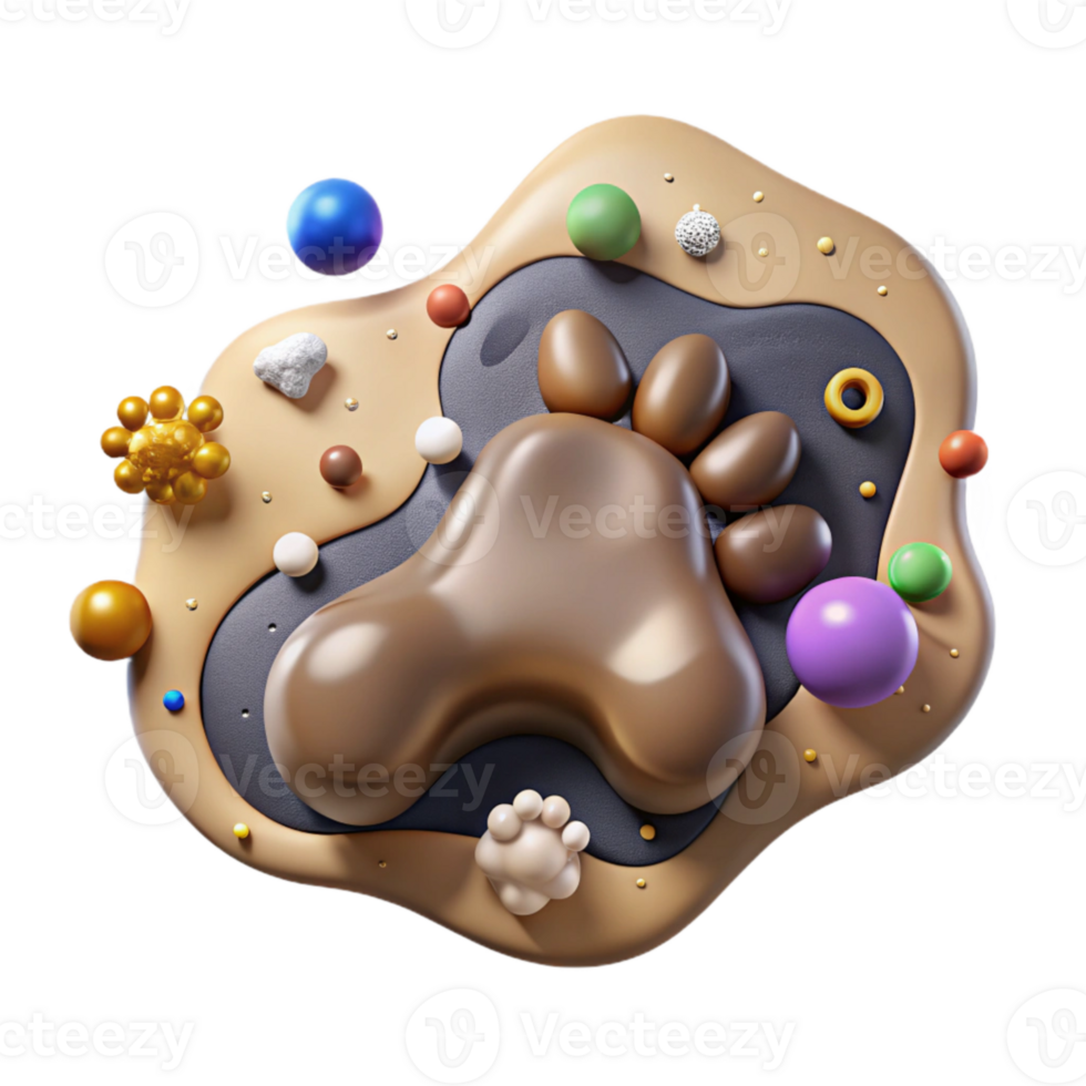 serene creative Poacher Footprint in Mud Close Up Transparent Background authentic png