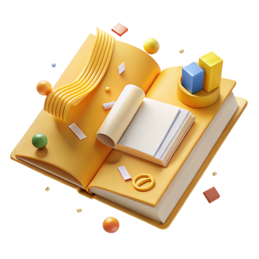 wonderful traditional Mustard Yellow Brand Style Guide Open on Desk Cutout genuine png