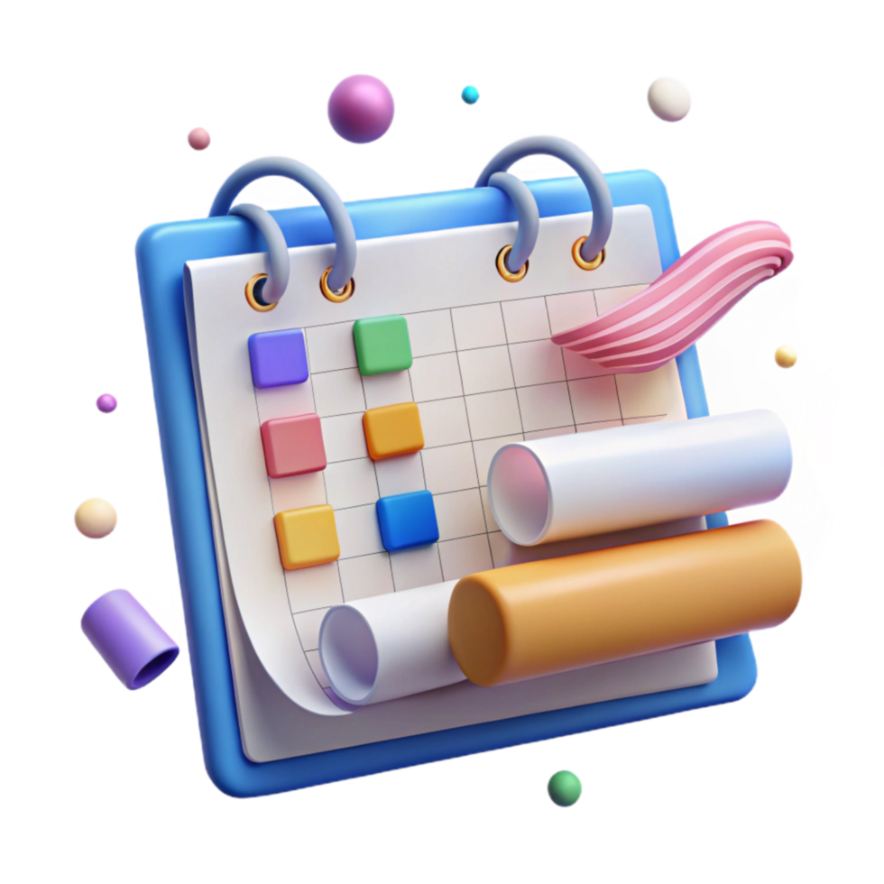 serene abstract Project Management Gantt Chart Timeline Transparent professional png