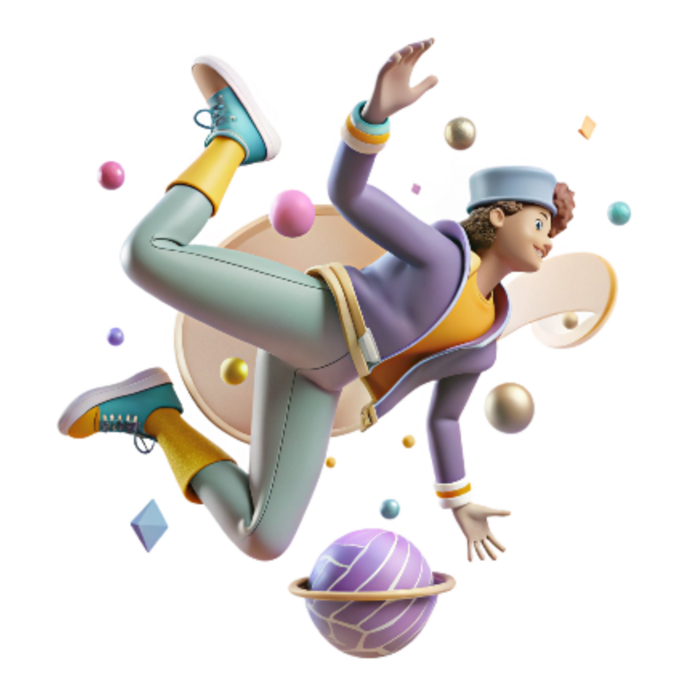 magnificent classic Hip Hop Dancer with Handstand Isolated Transparent Background authentic png