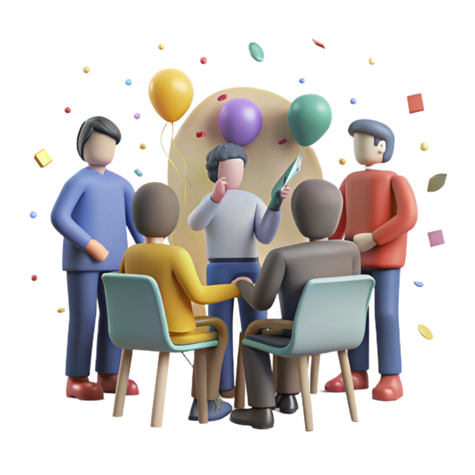 stunning artistic Group Silhouette Sharing Ideas Meeting Transparent Background png