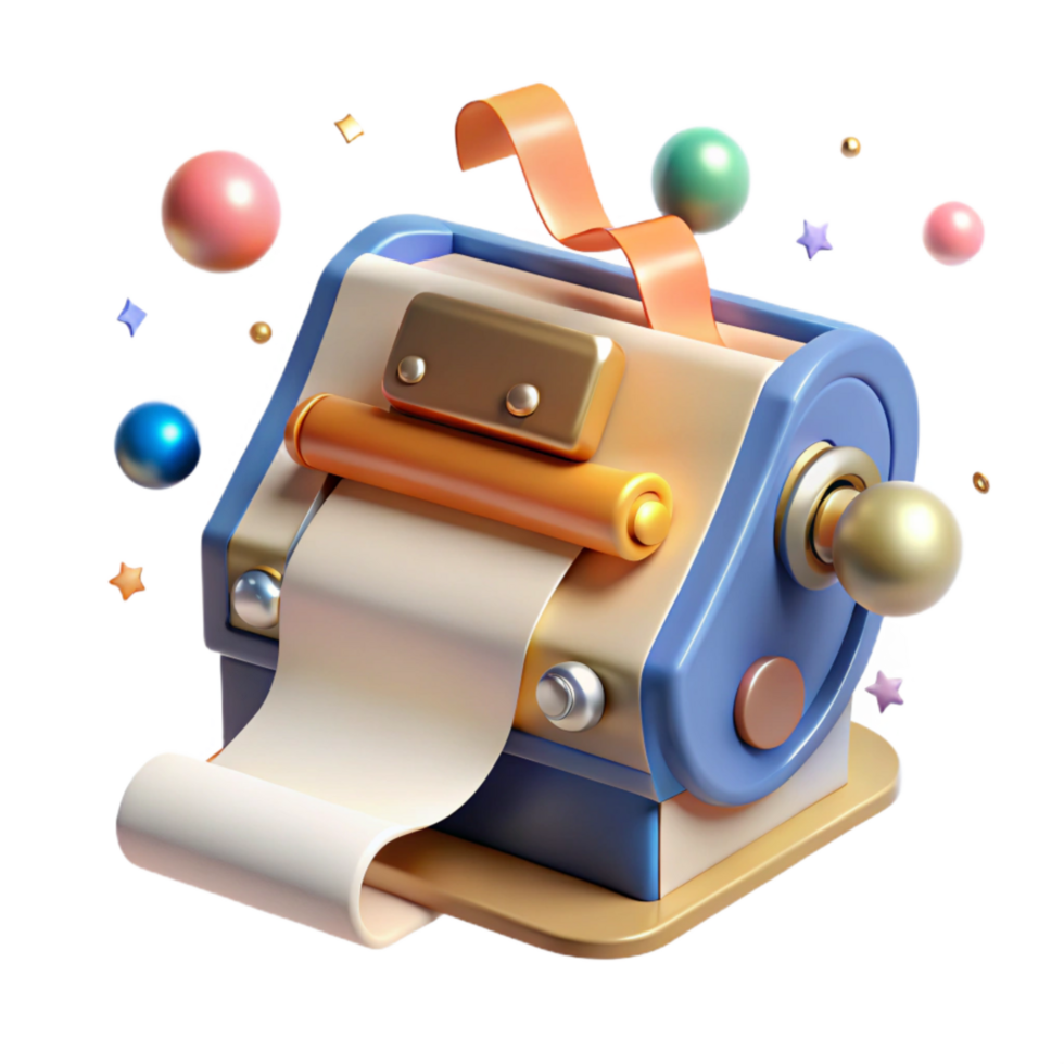 dramatic rustic Page Numbering Machine Detail Transparent Background genuine png