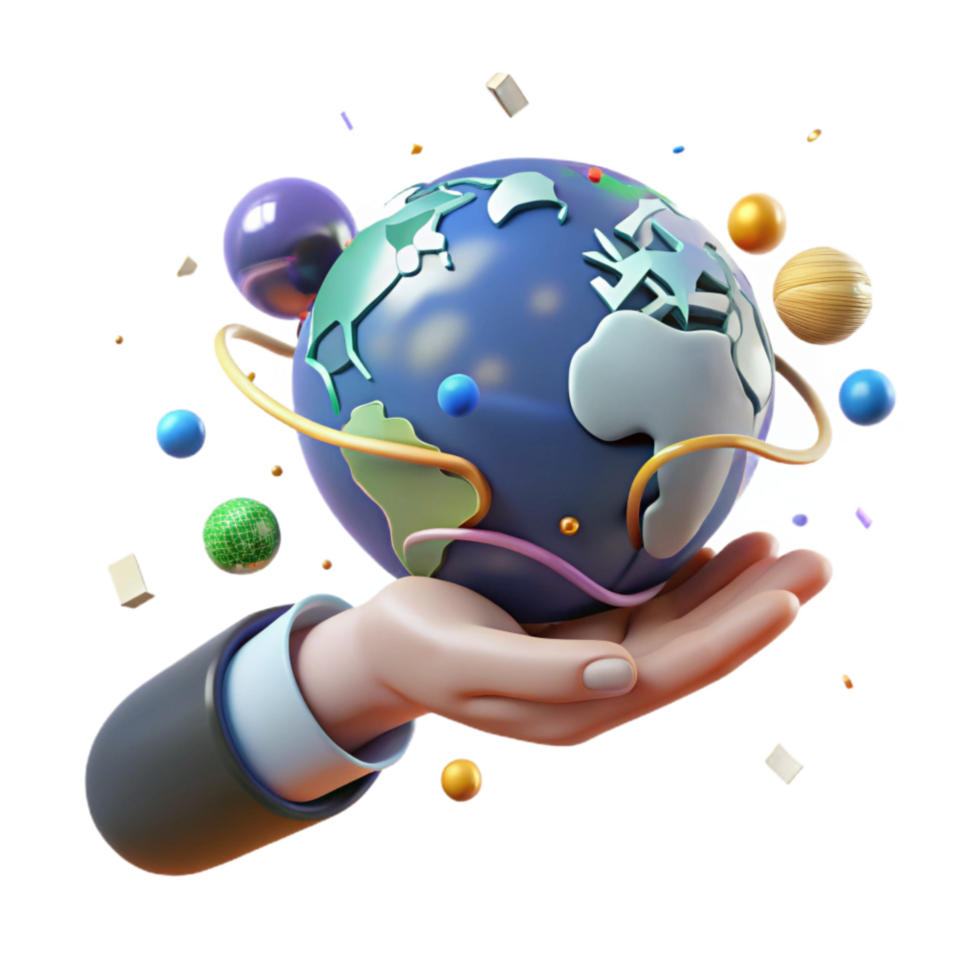 impressive classic Hand Holding Earth Globe Soft Lighting Cutout exclusive png