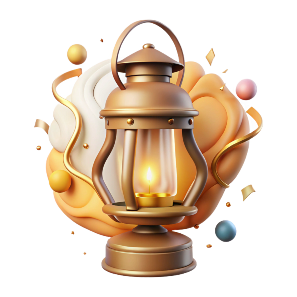 elegant abstract Lantern Light Cutout on White exclusive png