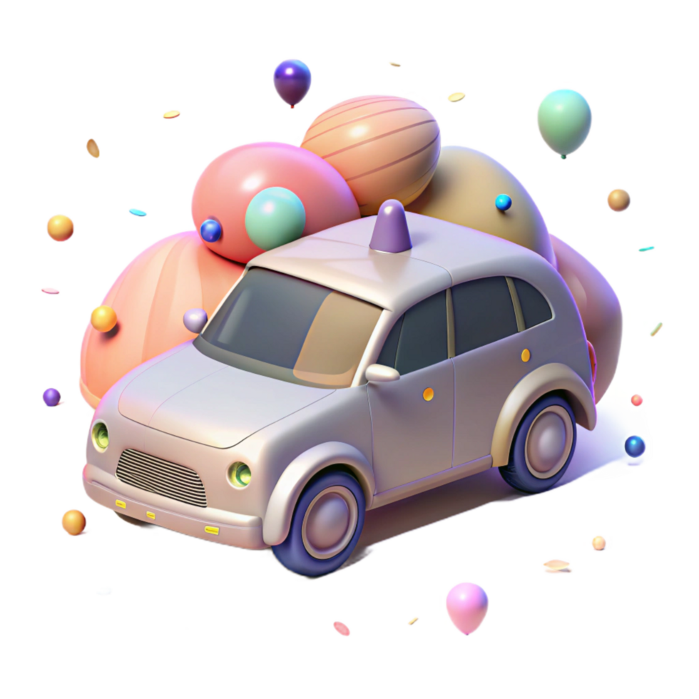 stunning modern Isolated Self Driving Car Concept premium png