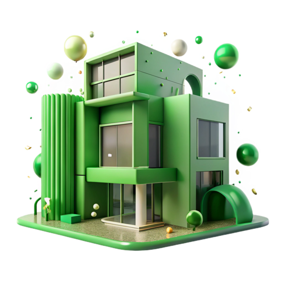 extraordinary rustic Green Building Architecture Design Transparent high quality png