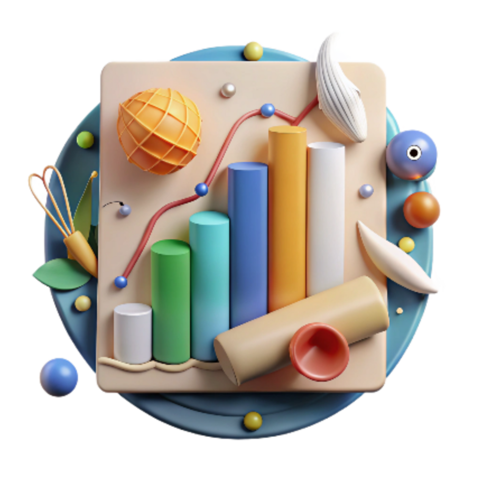 elegant vintage Overfishing Statistics Graph Cutout authentic png