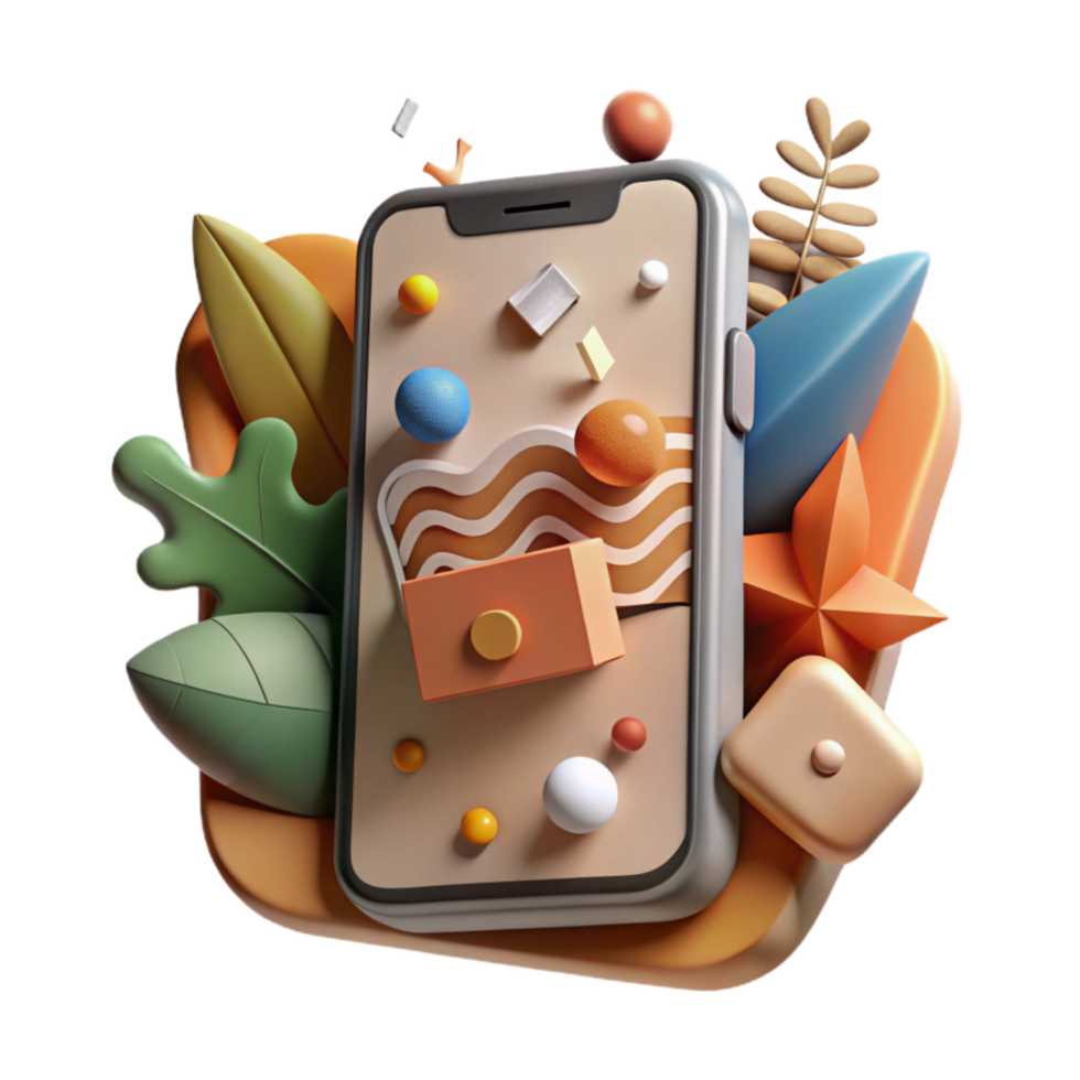 dramatic rustic Mobile App for Wildlife Identification Cutout Front View exclusive png