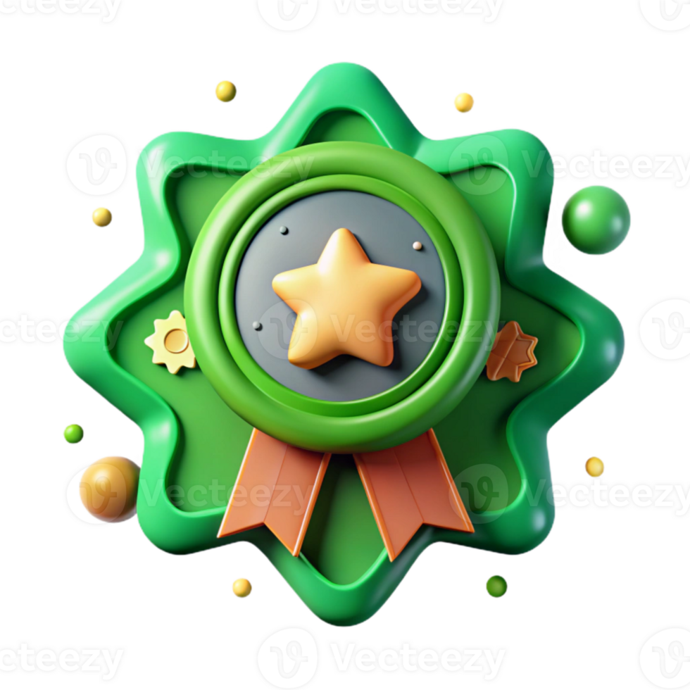 extraordinary abstract Green Hotel Certification Badge Isolated png