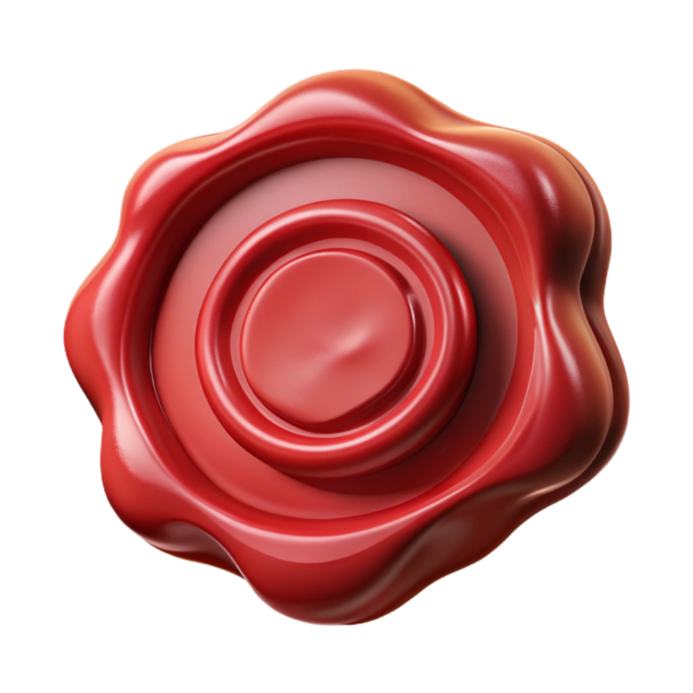 stunning abstract Historical Record Wax Seal Isolated Transparent exclusive png
