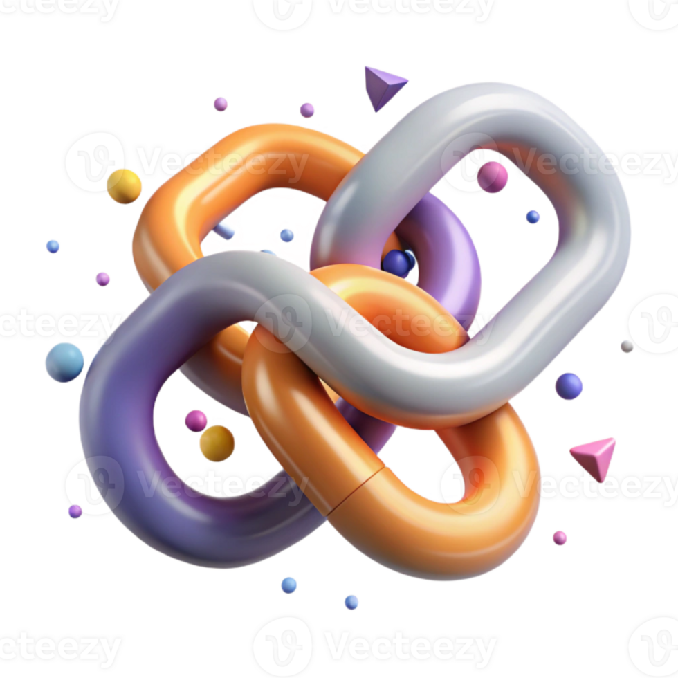 stunning classic Linked Hands Chain Strength Symbol Isolated authentic png
