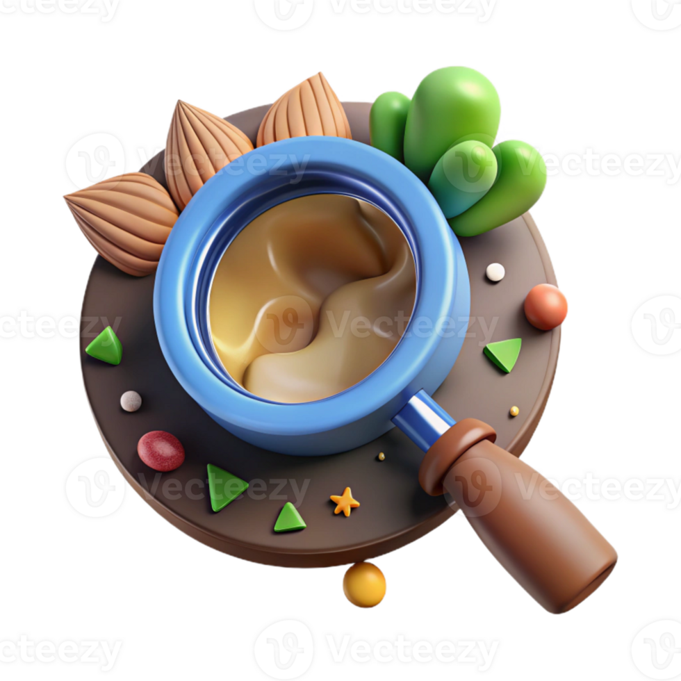 magnificent contemporary Magnifying Glass on Deforestation Isolated Cutout high quality png