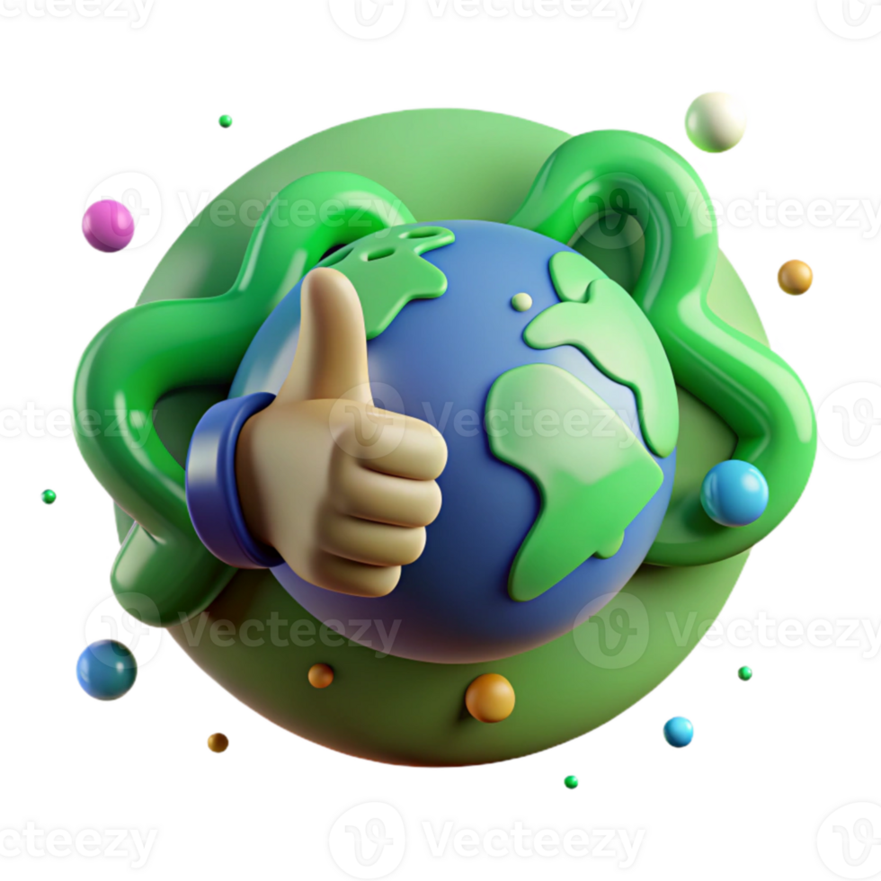 impressive creative Green Thumbs Up Icon Simple Design Cutout Element png