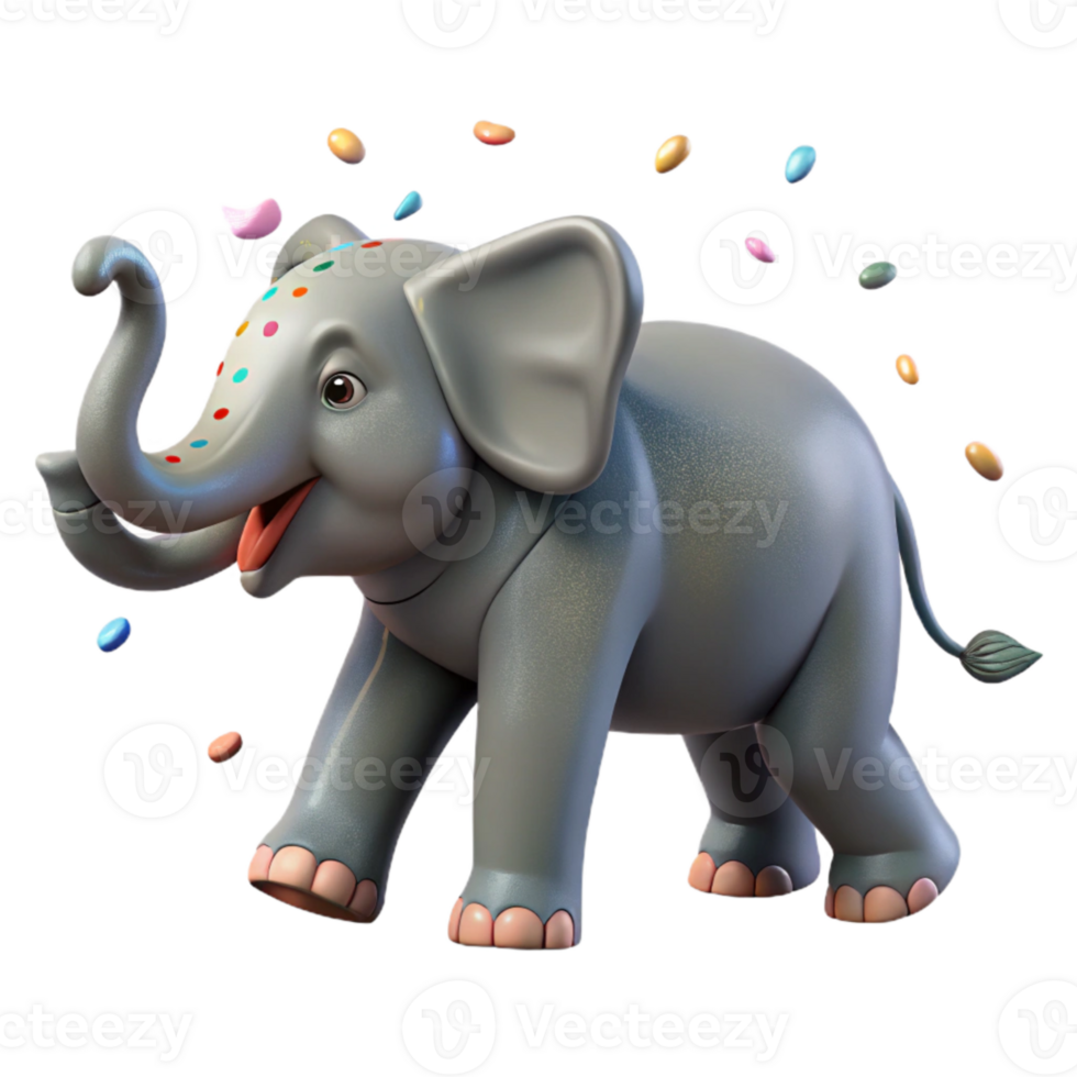 beautiful rustic Gray Elephant Side View Walking with Transparent Background high quality png