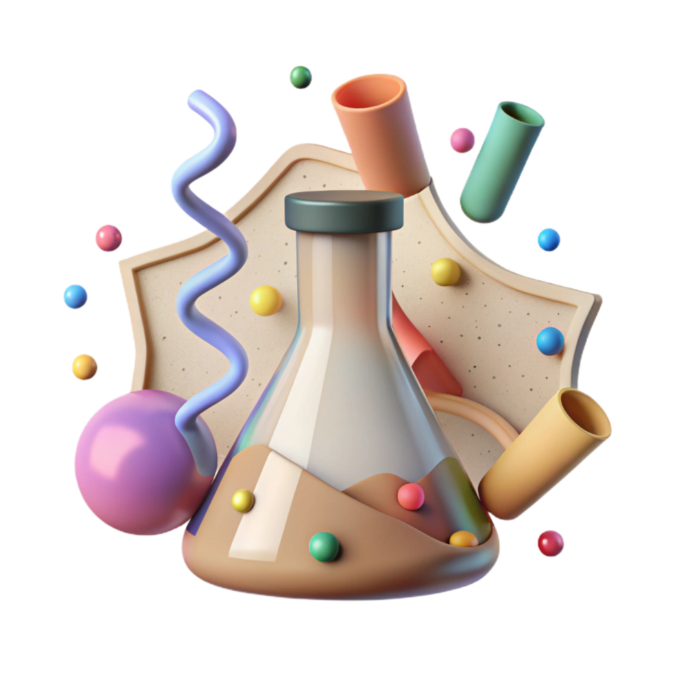 extraordinary artistic Laboratory Flask Icon Cutout genuine png