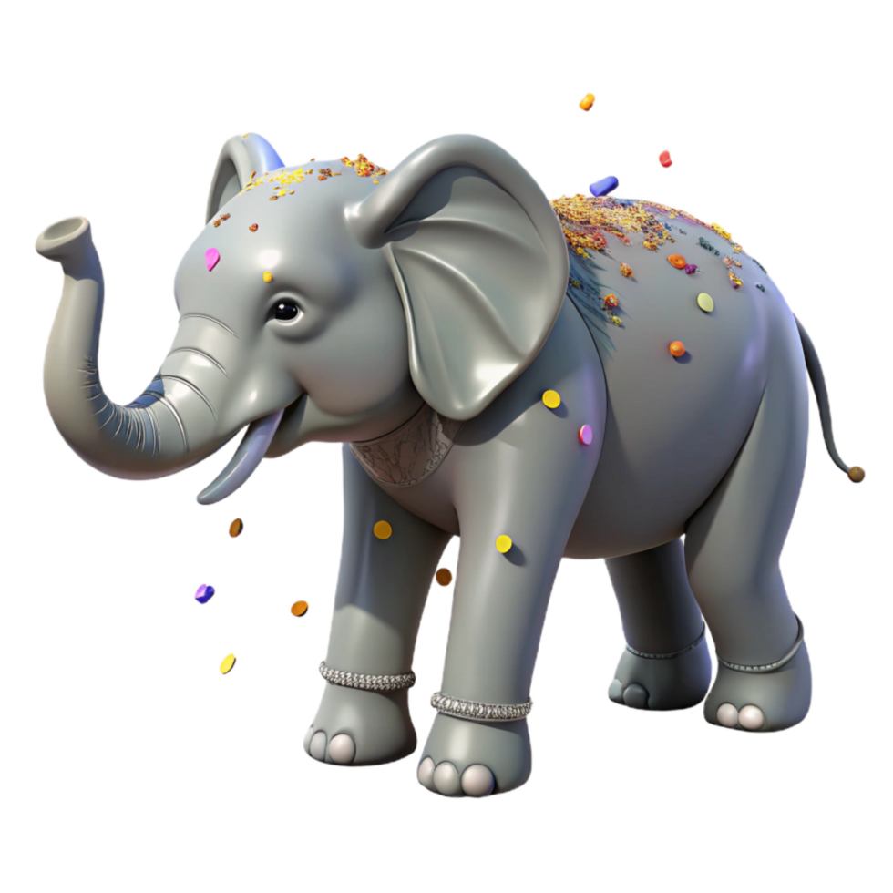 impressive traditional Gray Elephant Side View Walking with Transparent Background professional png