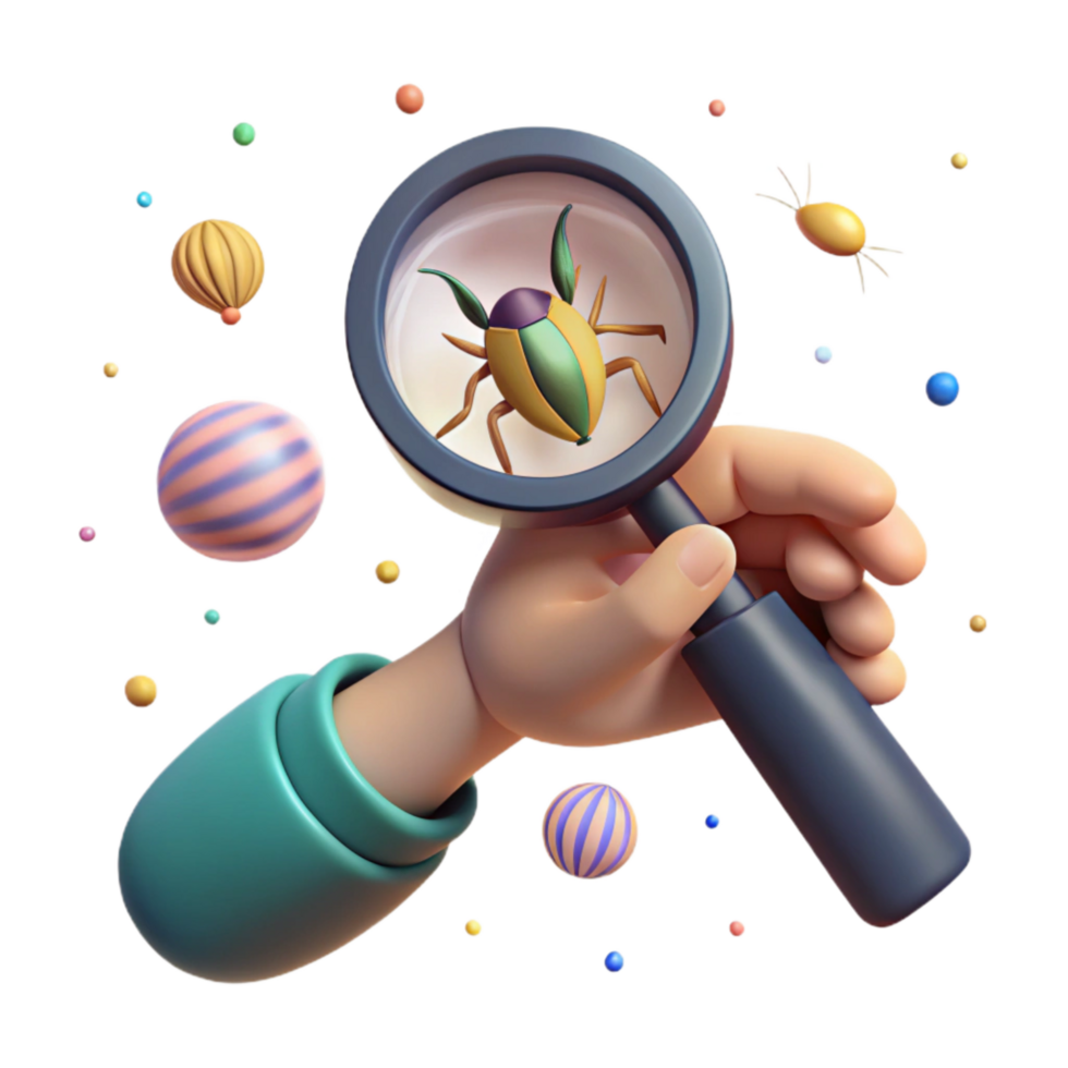 vibrant contemporary Hand Holding Magnifying Glass Over Map Isolated high quality png
