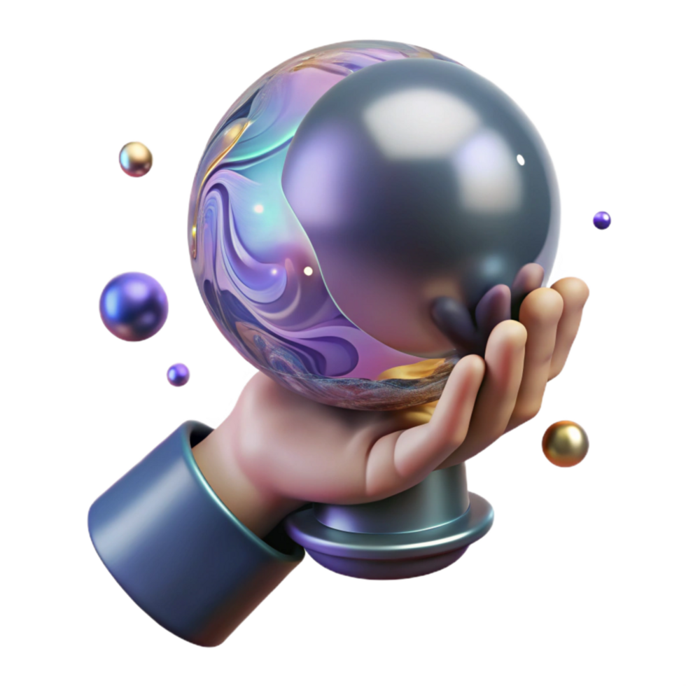 wonderful contemporary Hand Holding Up Crystal Ball Isolated Element high resolution png