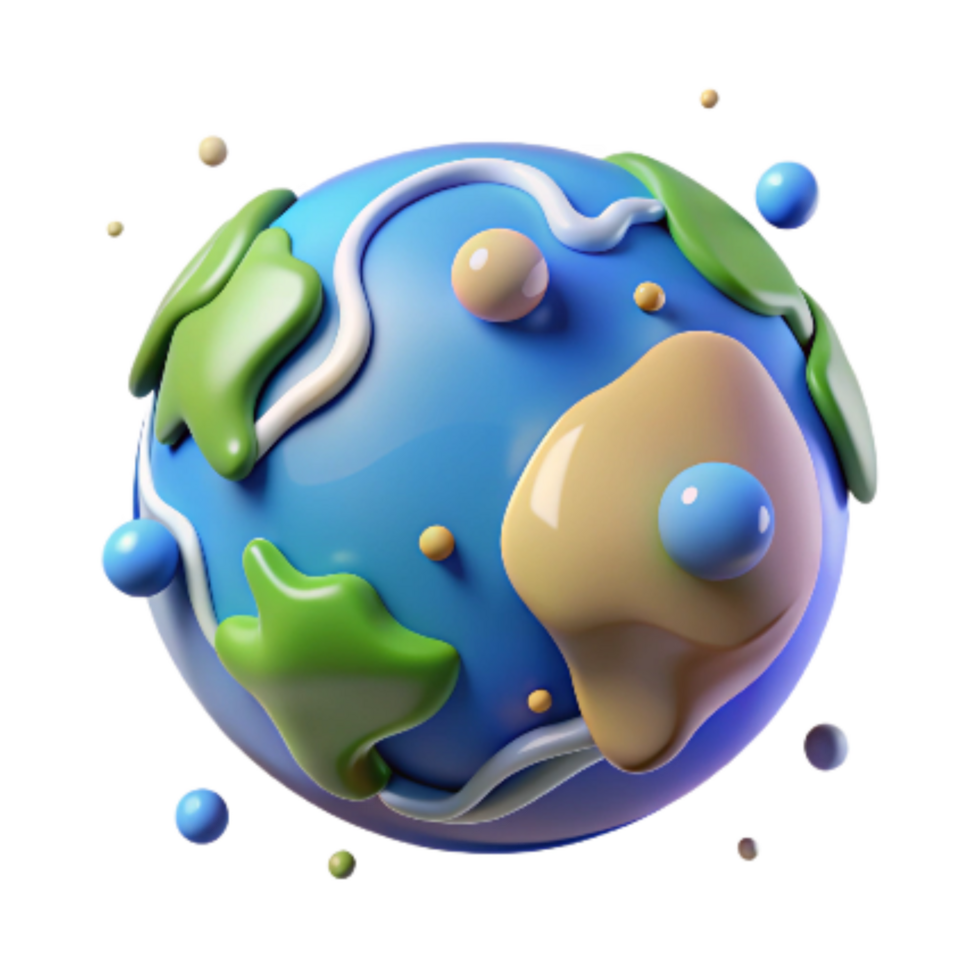 beautiful abstract Protect Our Water Resources Cutout Isolated Earth Icon authentic png