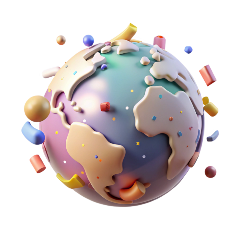 beautiful modern Modern Globe Wireless Design Transparent Background high resolution png