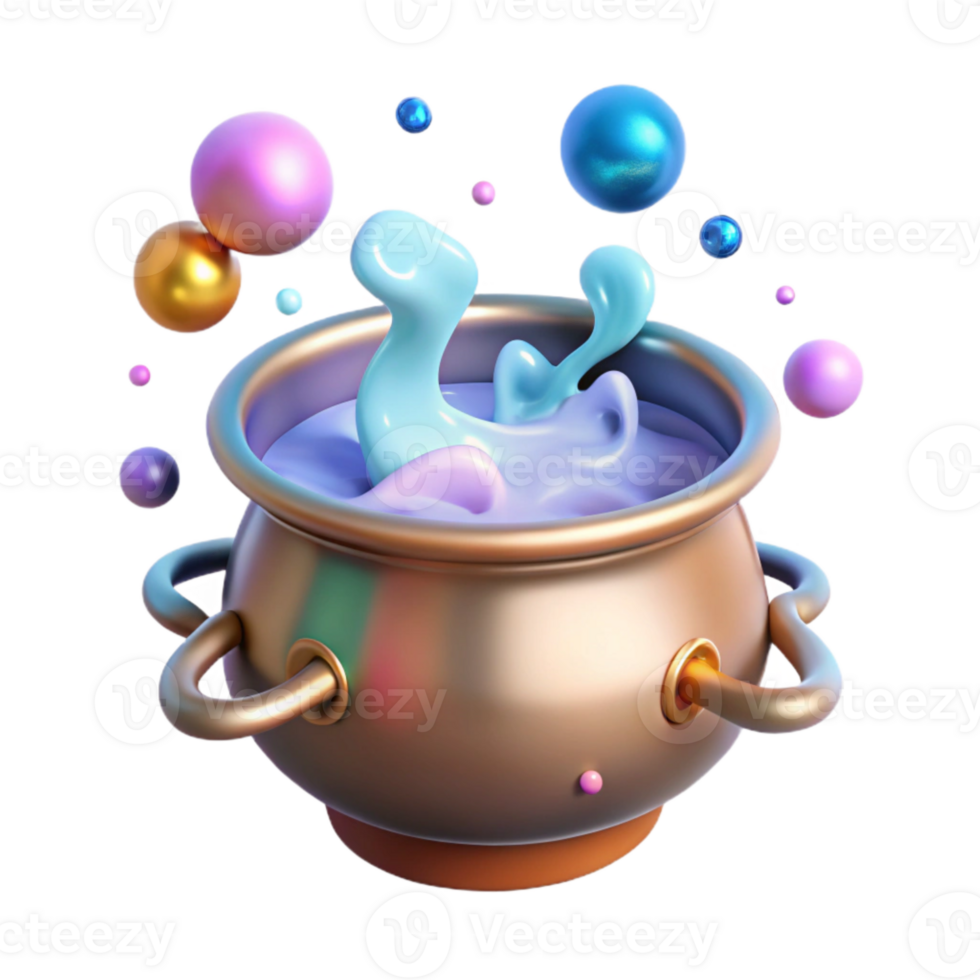 serene classic Pot of Boiling Water Isolated with Steam high quality png