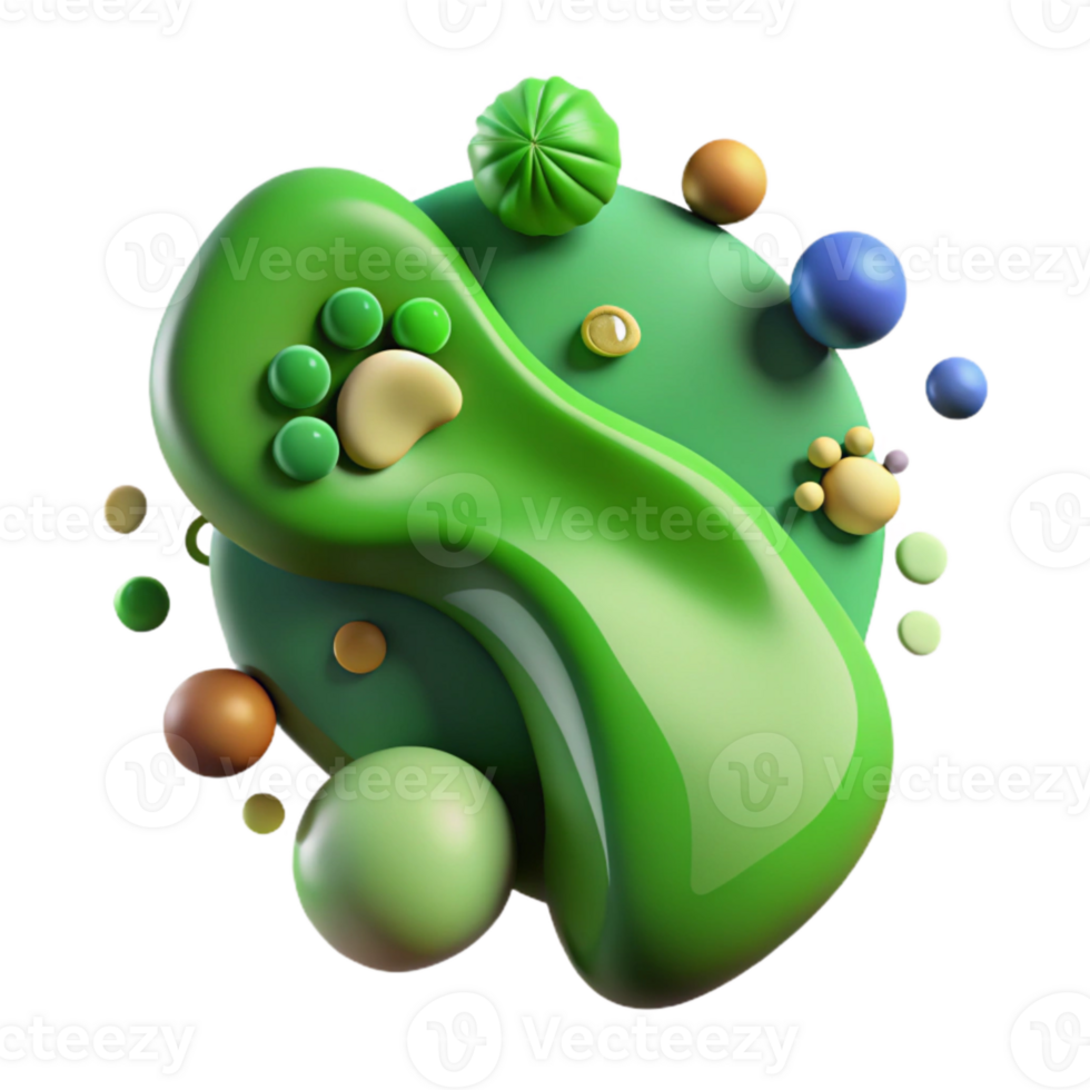 beautiful abstract Green Footprint Isolated Element original png