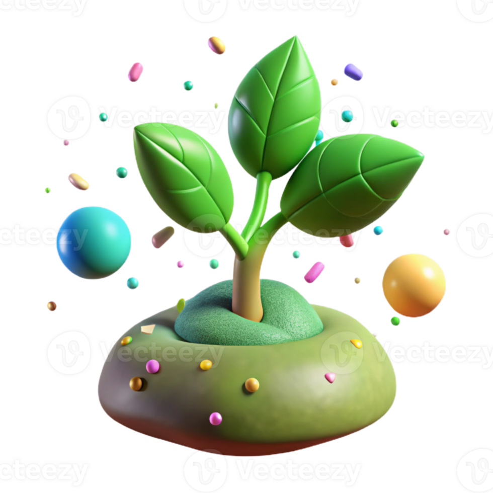 stunning traditional Green Sprout Growing Timelapse Isolated Element high quality png