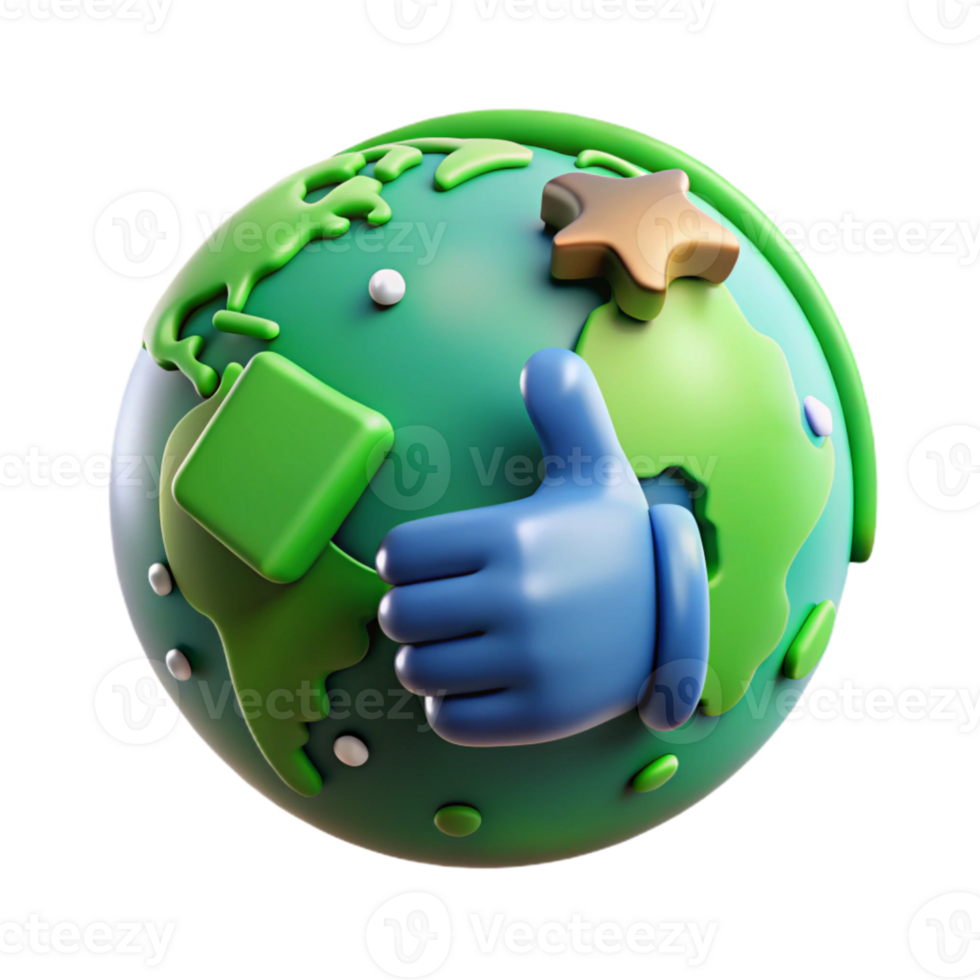 magnificent artistic Green Thumbs Up Icon Simple Design Cutout Element high resolution png