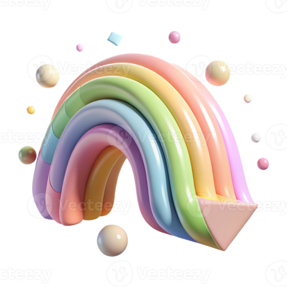 magnificent traditional Pastel Rainbow Stripe Pattern Transparent Background png