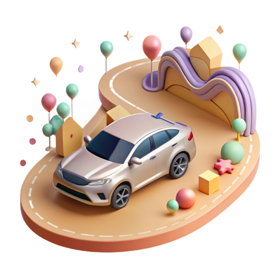 beautiful abstract Futuristic Car Dashboard with Augmented Reality Transparent Background premium png