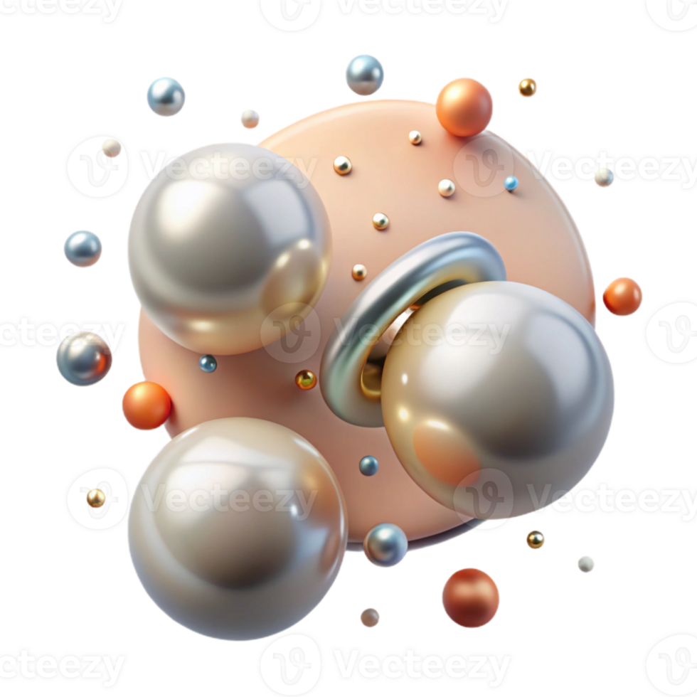 impressive modern Pearl Stud Earrings with Simple Design Transparent Background high resolution png