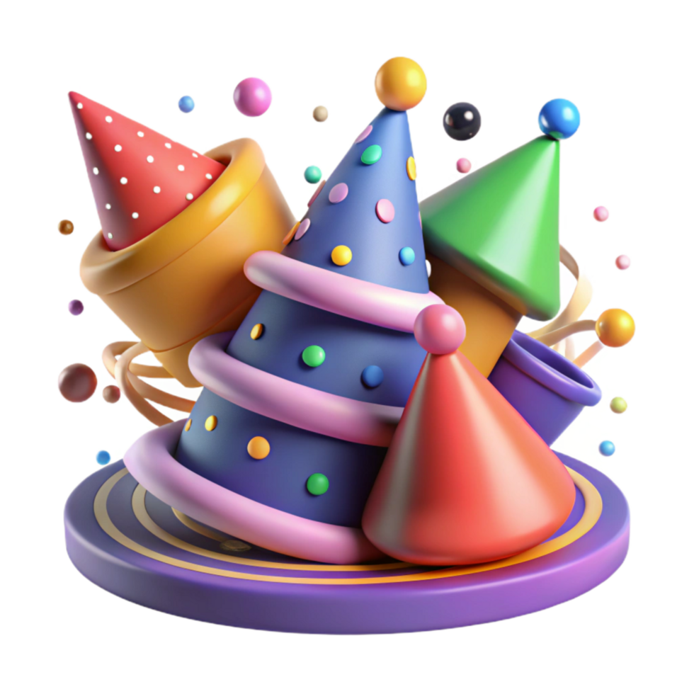 beautiful abstract Graduation Gown and Cap Full View Isolated detailed png