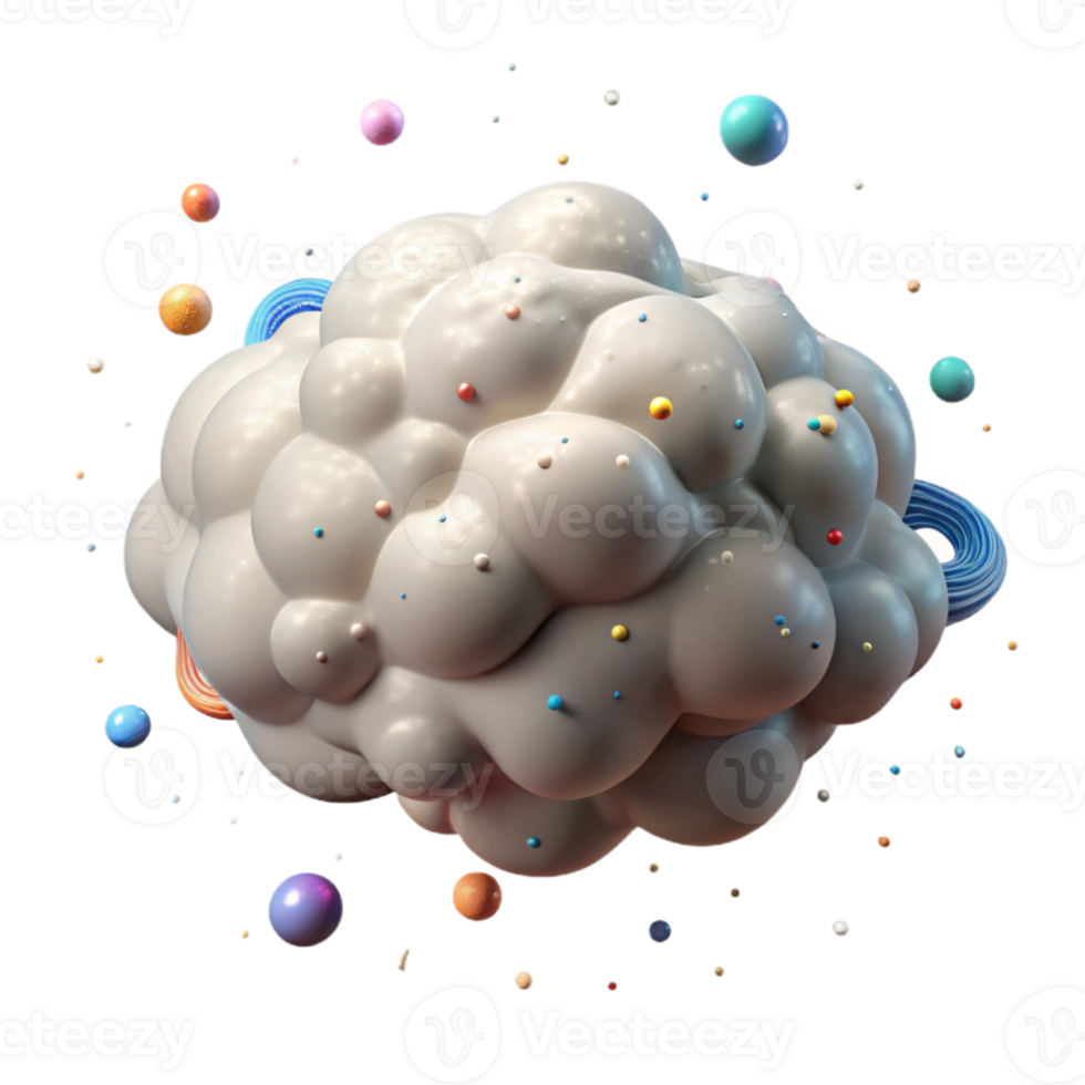 extraordinary creative Realistic Altocumulus Cloud Transparent Background detailed png